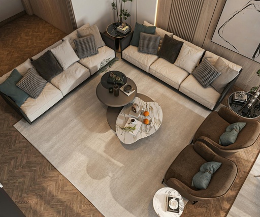 Sofá Milano – 3 Lugares Contemporâneo